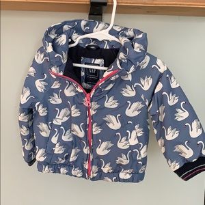 Baby gap swan jacket 🦢